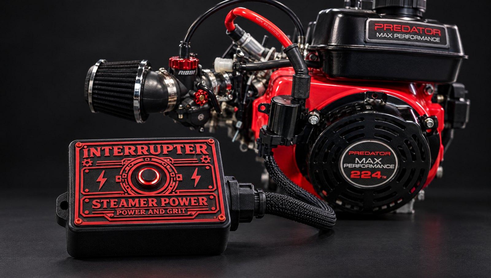 Steamer Power Interrupter coil-on-plug ignition on a single-cylinder small engine