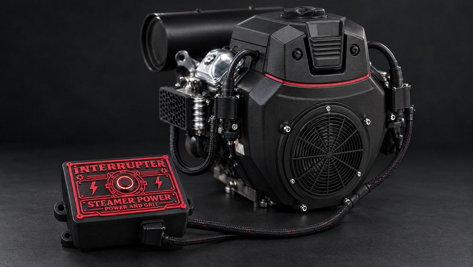 Steamer Power Interrupter coil-on-plug ignition on a V-twin small engine